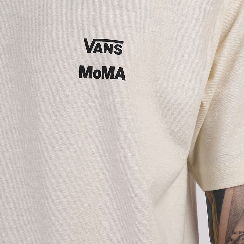 мужская бежевая футболка Vans x MoMA Kandinsky SS VA4TUQ1ID - цена, описание, фото 2